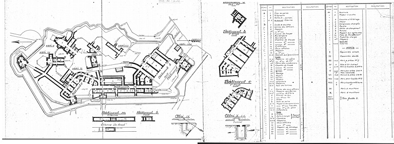 [Plan du fort de la Tête de Chien.]