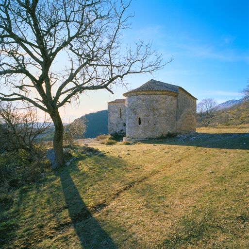 Le chevet, vue d'ensemble.