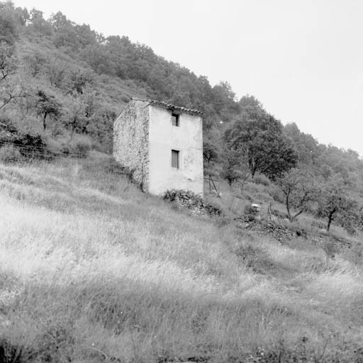 Le pigeonnier : vue d'ensemble depuis le sud-ouest.