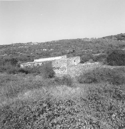 Vue de situation, prise de sud (avant travaux).