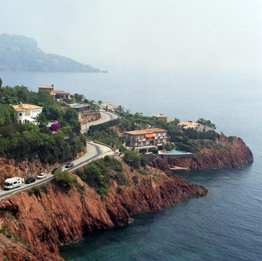 Pointe du Trayas. Vue prise du sud-ouet.