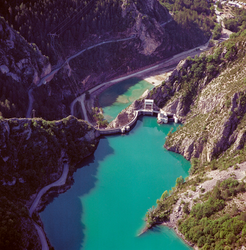 Vue aérienne depuis le nord-ouest.