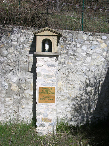 Le Moustier, oratoire Notre-Dame du Rosaire, parcelle A2 297.