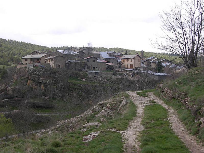 Argens, vue de situation prise du sud.