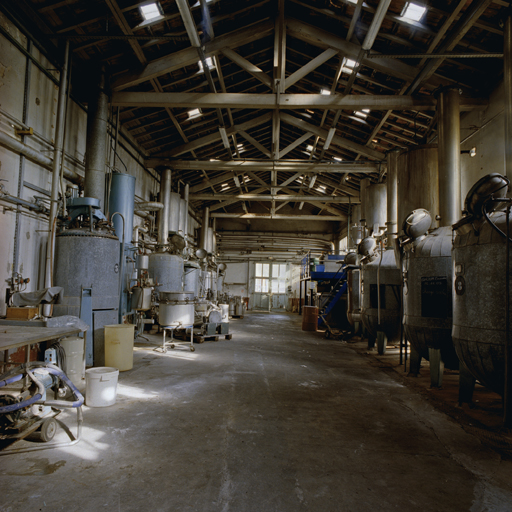 L'atelier n°4, vu intérieure vers l'est.