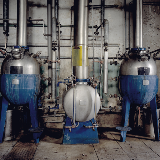 Batterie d'extraction dans l'atelier 1.