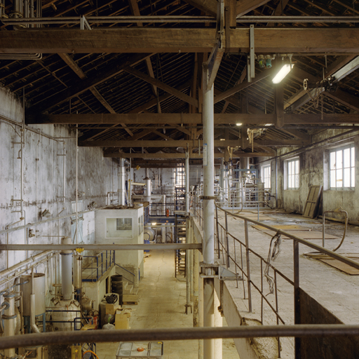 Vue vers le nord-est d'un des ateliers d'extraction (5).