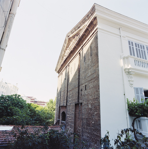 Ancienne porte Royale (7), façade d'entrée, vue latérale.