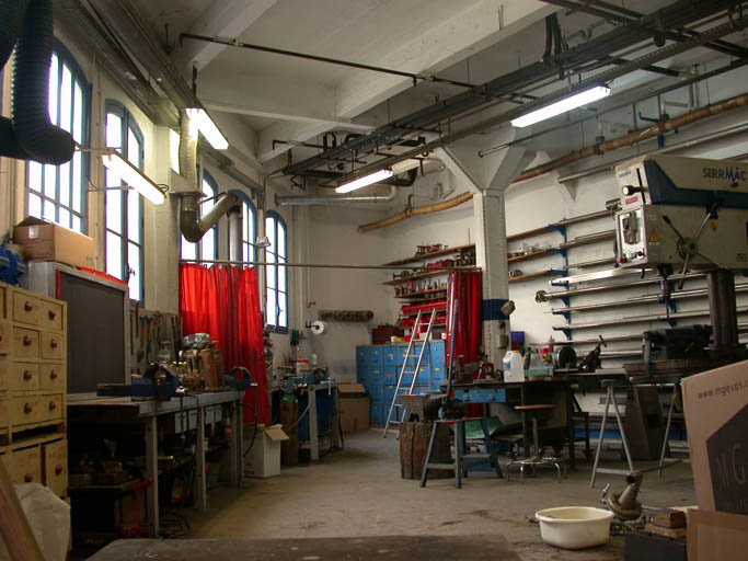 L'atelier de maintenance.