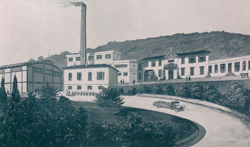Une aile de l'usine Hugues Ainé.
