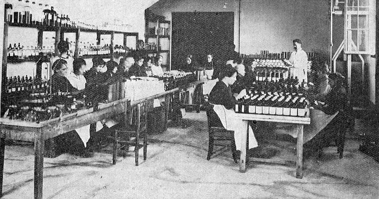 Salle des bateuses et appareils frigorifiques.