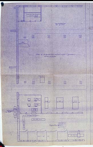 Ateliers d'Arles - Chaudronnerie - Ensemble - Machines-outils - Appareils - Equipe [première partie].