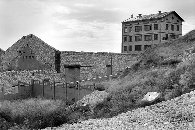 Ruines de l'usine Kuhlmann au quartier des Riaux.