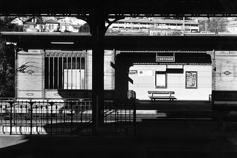 La Gare de l'Estaque. (quartier de l'Estaque-Gare).