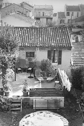 Maison et jardinet à l'Estaque-Gare.