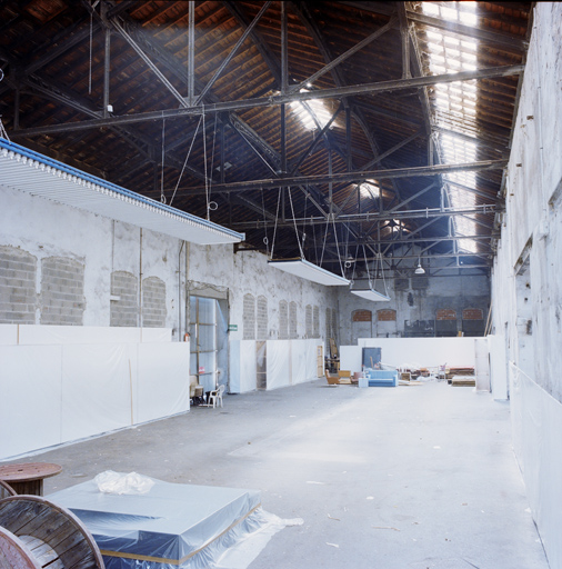 Vue de la partie la plus récente de l'atelier.