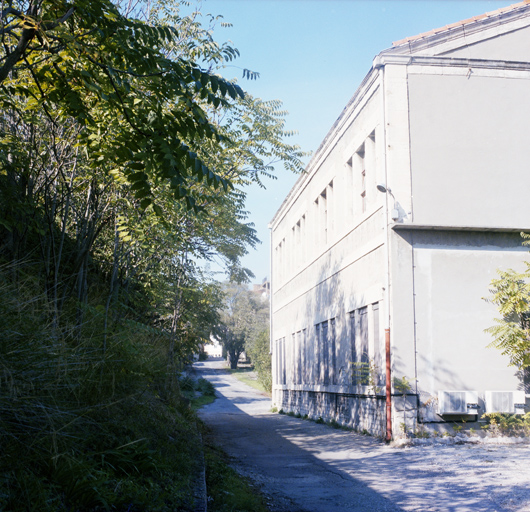 Les bureaux des ateliers, élévations ouest.