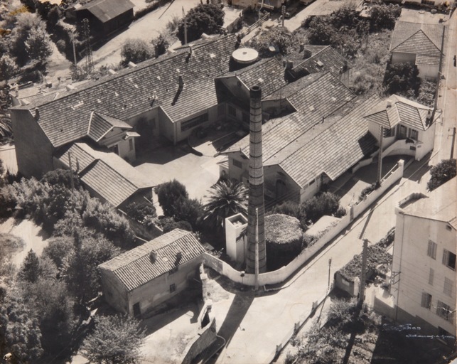 Vue aérienne nord-ouest.