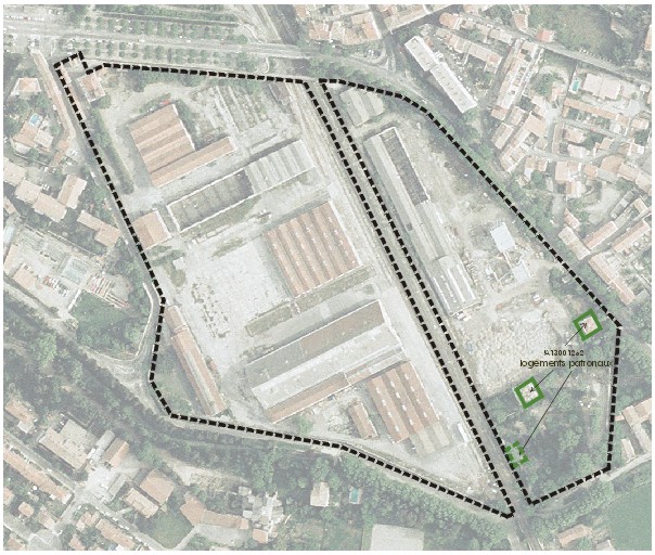 Plan de localisation du bâtiment ; Plan de localisation du bâtiment