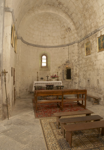 Chapelle de saint Jean. Vue intérieure.