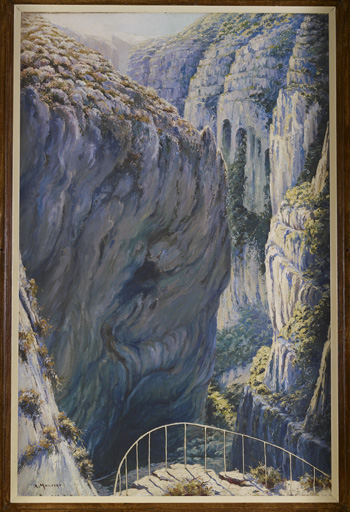 Vue d'ensemble du paysage au belvédère.