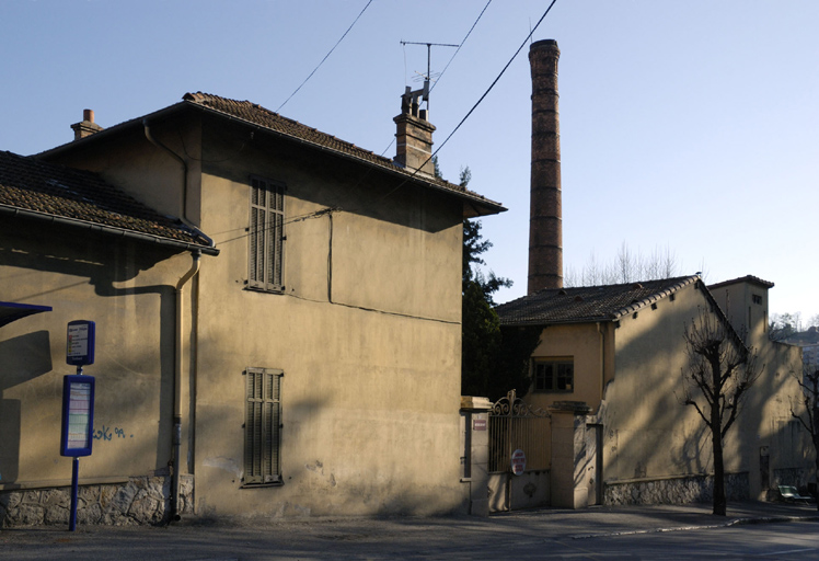 Vue de l'entrée de l'usine R. Sornin.