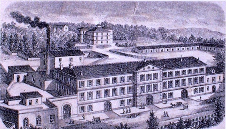 Vue d'ensemble de l'usine.
