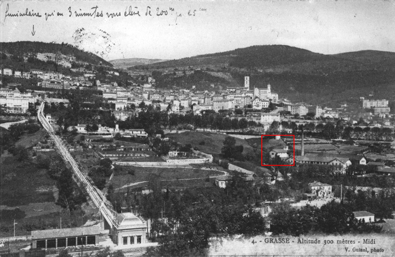 Plan de la fabrique de parfumerie Tombarel Frères et de ses dépendances.