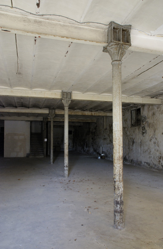 Vue intérieure du bâtiment des machines.