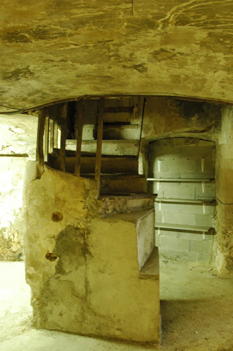 Vestige d'un escalier.