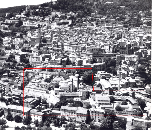 Vue d'ensemble de l'usine Lautier Fils.