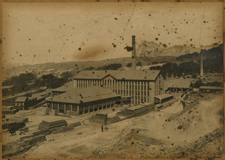 Usine Guichar (sic) Carvin et Compagnie, début 20è siècle. [Tuilerie].