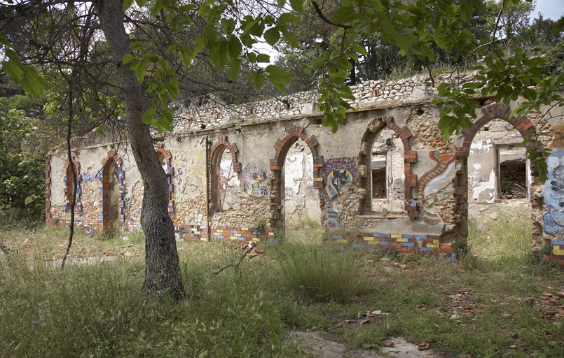 Orangerie : élévations antérieures.