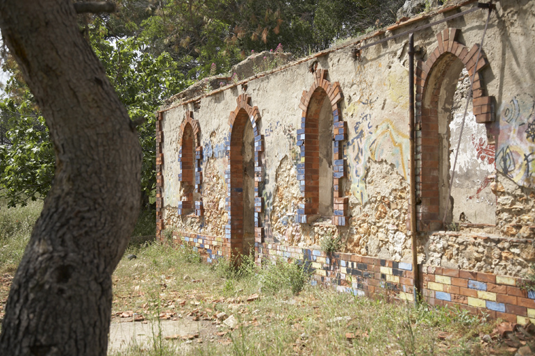 Orangerie : façade antérieure, partie ouest.