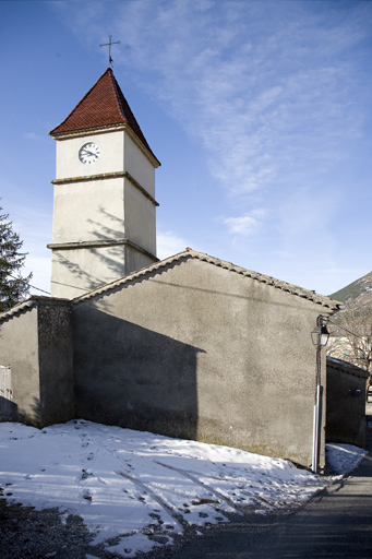 Vue d'ensemble du chevet.