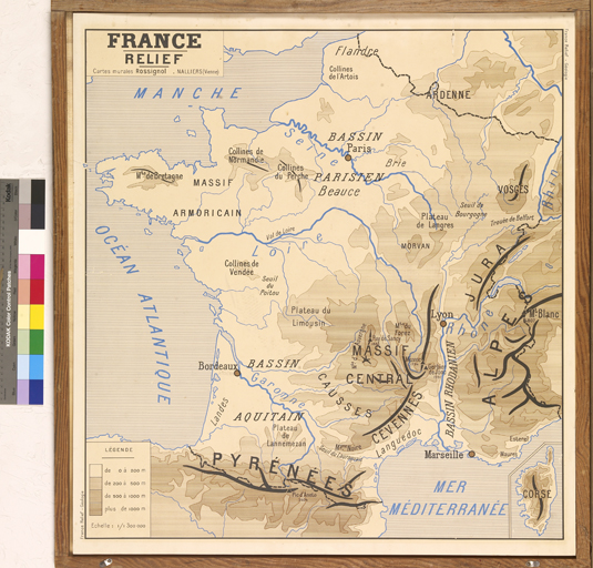 France. Relief.