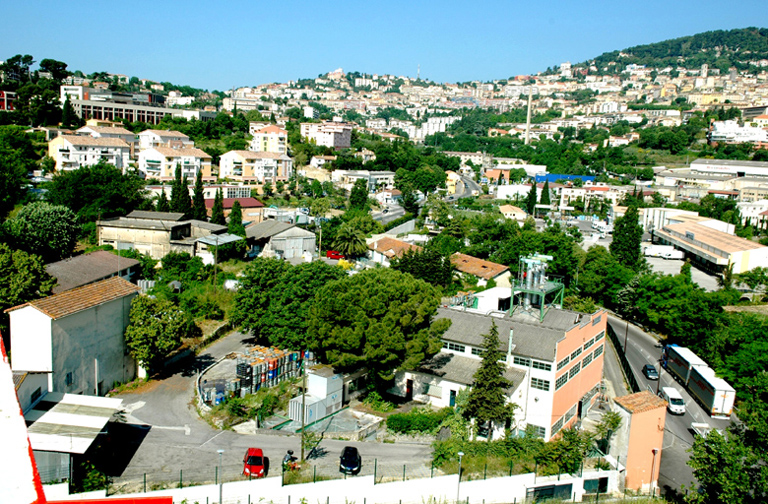 Vue générale du site.