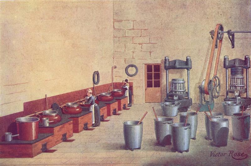 Salle des bains-marie. Ancienne usine Robertet.