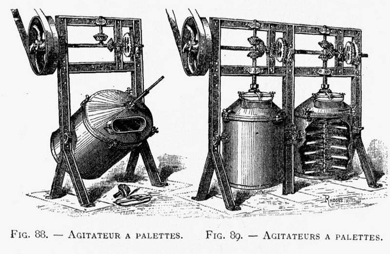 Agitateur à palettes.