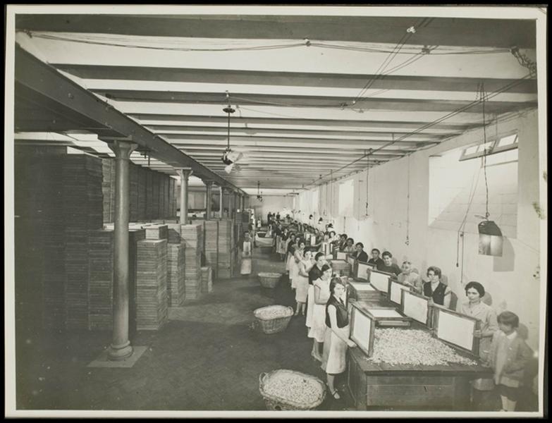 Atelier d'enfleurage à Grasse.