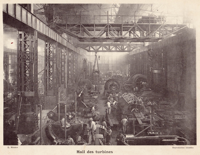 Hall des turbines.