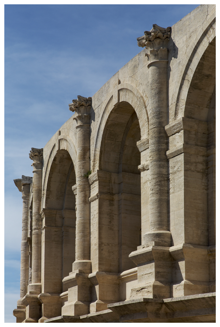 Vue couronne extérieure et travées restaurées