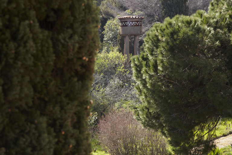 Vue de situation du château d'eau.