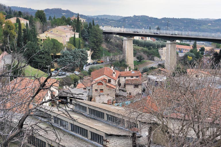 Vue d'ensemble du site.