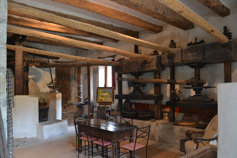 La salle du moulin à huile.