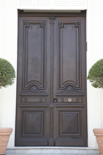 Vantaux de la porte d'entrée.