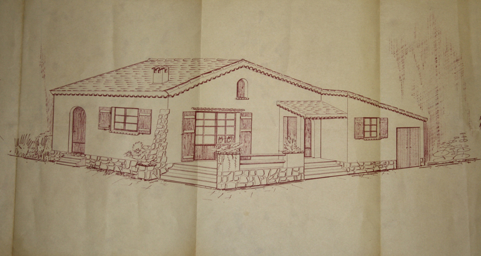 Villa au Plan. -1960 -