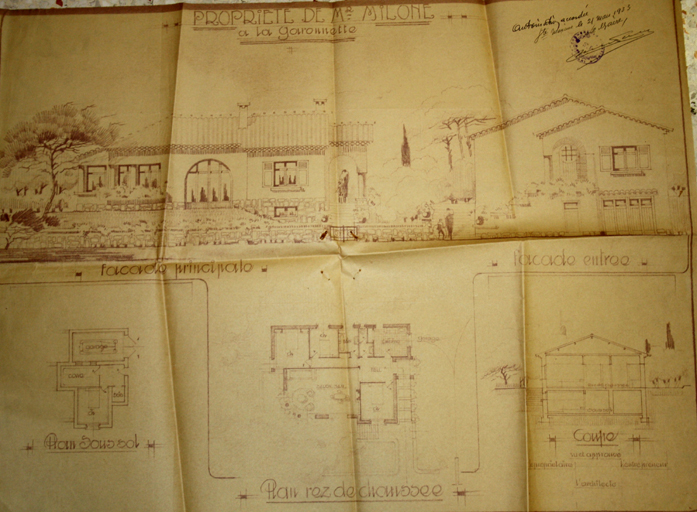 Villa à La Garonnette - 1933 -