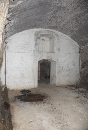 Souterrain-caverne, chambre des poudres du magasin à poudres.