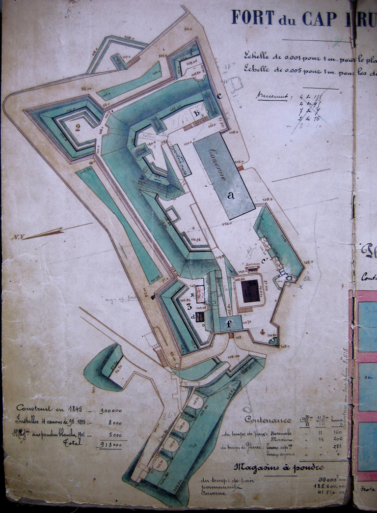 Fort du Cap Brun. 1881.